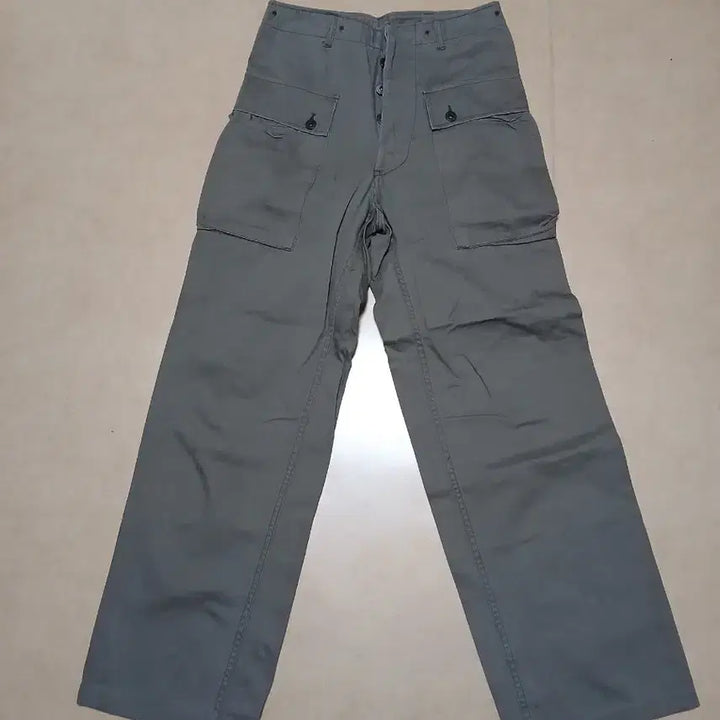 [SOLD OUT] 밀리터리 스타일 카고 와이드 팬츠