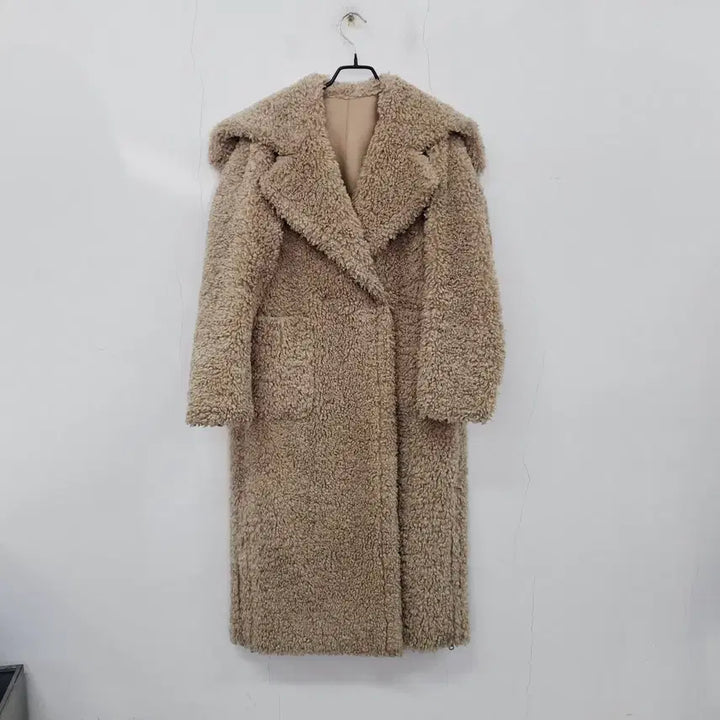 [BUNJANG] Myi-co Lamper Oversized Shearling Mouton Coat / 마이아이코 램퍼 오버사이즈 시어링 무스탕 코트