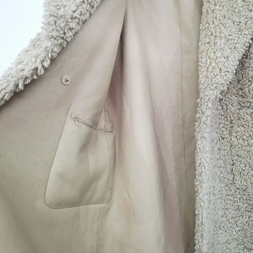 [BUNJANG] Myi-co Lamper Oversized Shearling Mouton Coat / 마이아이코 램퍼 오버사이즈 시어링 무스탕 코트