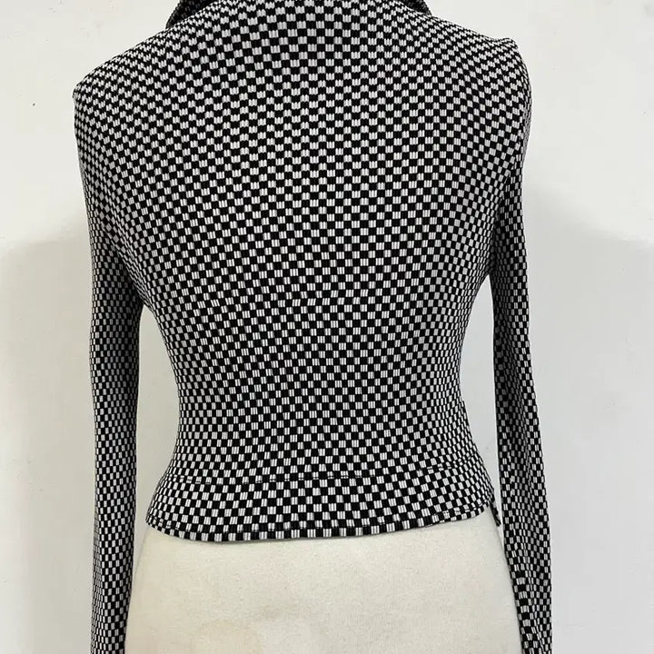 [BUNJANG] Unique Pleated Jacket Blouse / N6171 유니크 플리츠 자켓 블라우스