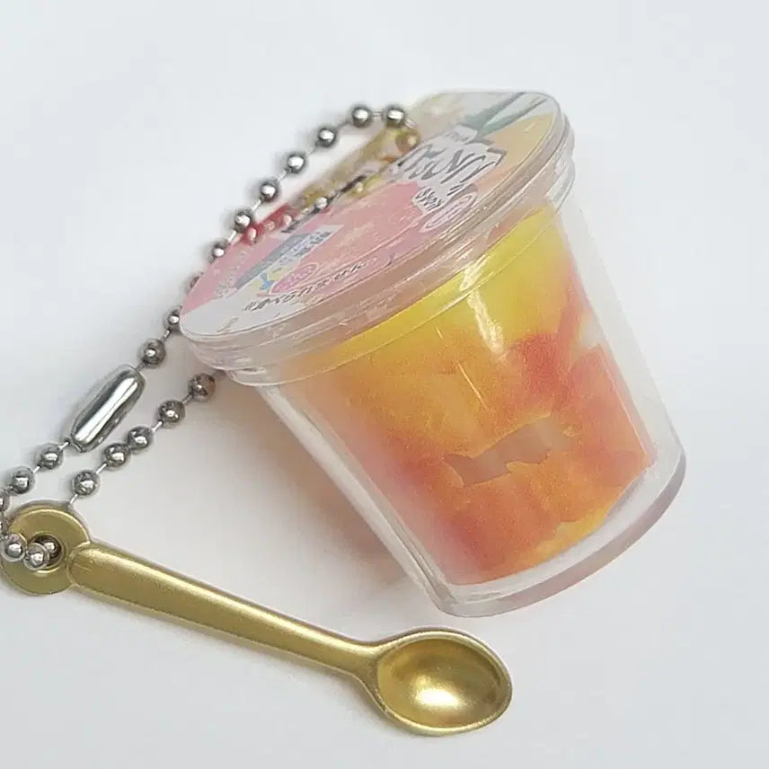 [BUNJANG] Miniature Pudding/Milk/Juice/Yogurt Keyring Set / 미니어쳐 푸딩/우유/쥬스/요거트 키링 4종 세트 1.1