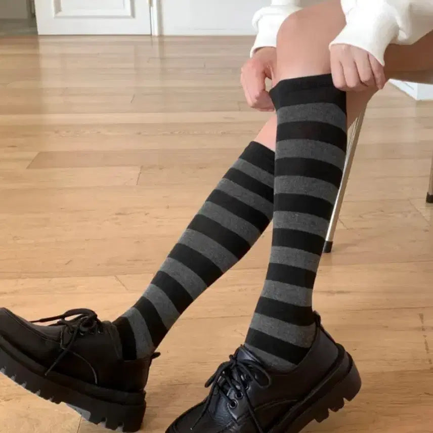[BUNJANG] Striped Socks / 줄무늬 양말