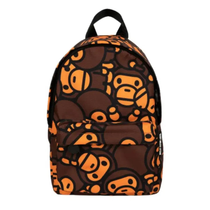 [BUNJANG] BAPE Baby Milo &amp; Friends Camo Small Mini Backpack Brown / 베이프 베이비 마일로 앤 프렌즈 카모 스몰 미니 백팩 브라운