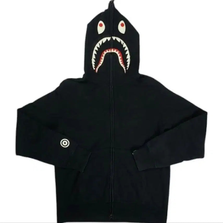 [BUNJANG] Bape Shark Hoodie Zip-up / 베이프 샤크 후드 집업
