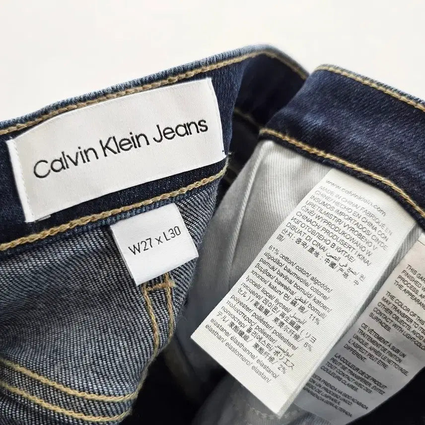 [BUNJANG] Calvin Klein Slim Stretch Denim Jeans (Size 27) / 캘빈클라인 청바지 슬림 스판 데님 사이즈27 R5161