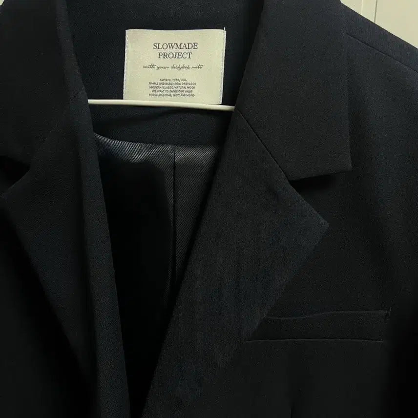 [SOLD OUT] 슬로우앤드 네이비 자켓 블레이저
