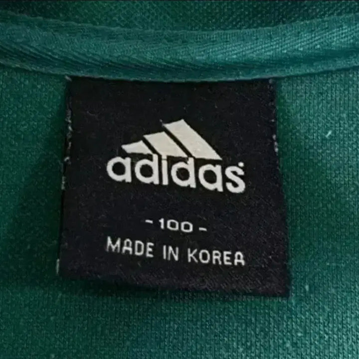 [BUNJANG] Adidas Green Track Top Jacket / 아디다스 그린 초흰 초록 트랙탑 져지집업 100/L