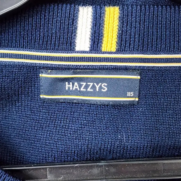 [BUNJANG] HAZZYS Merino Wool Round Knit Navy (115) / [115] 헤지스 남성 메리노 울 라운드 니트 네이비 2.0