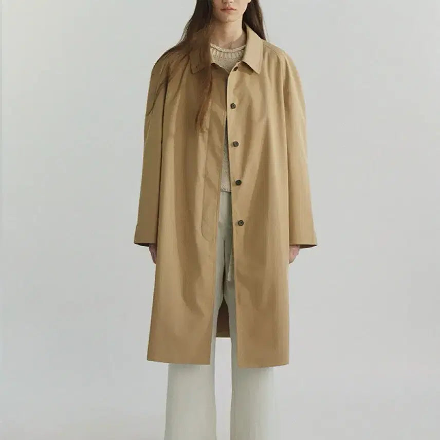 [BUNJANG] VERSCENT Round Balmacaan Trench Coat / VERSCENT) ROUND BALMACAAN TRENCH COAT (C