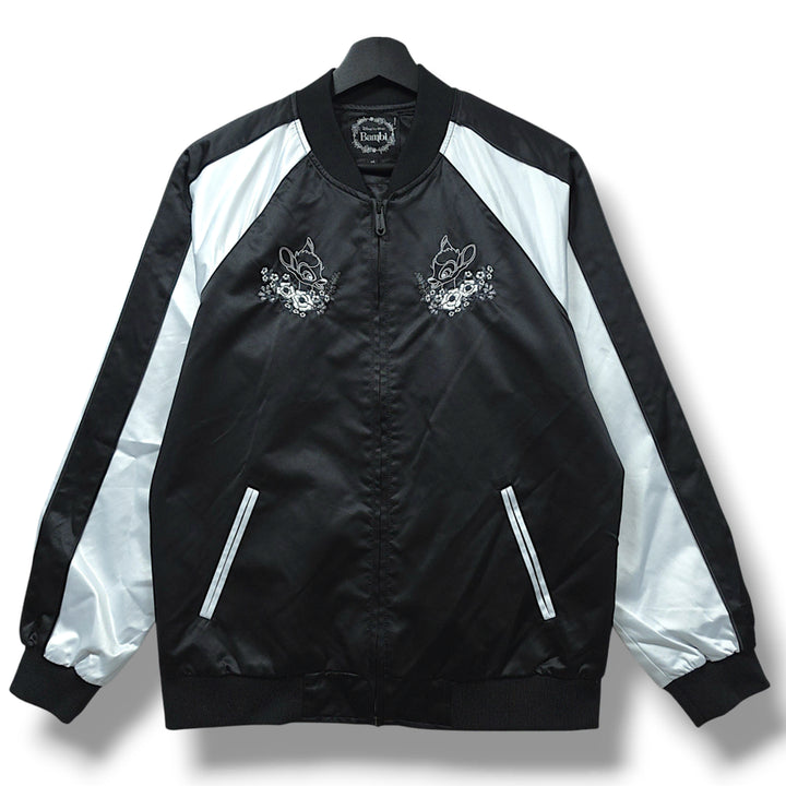 [BUNJANG] Disney Bambi Embroidered Varsity Jacket / [95] 디즈니 밤비 자수 스카잔 바시티 자켓