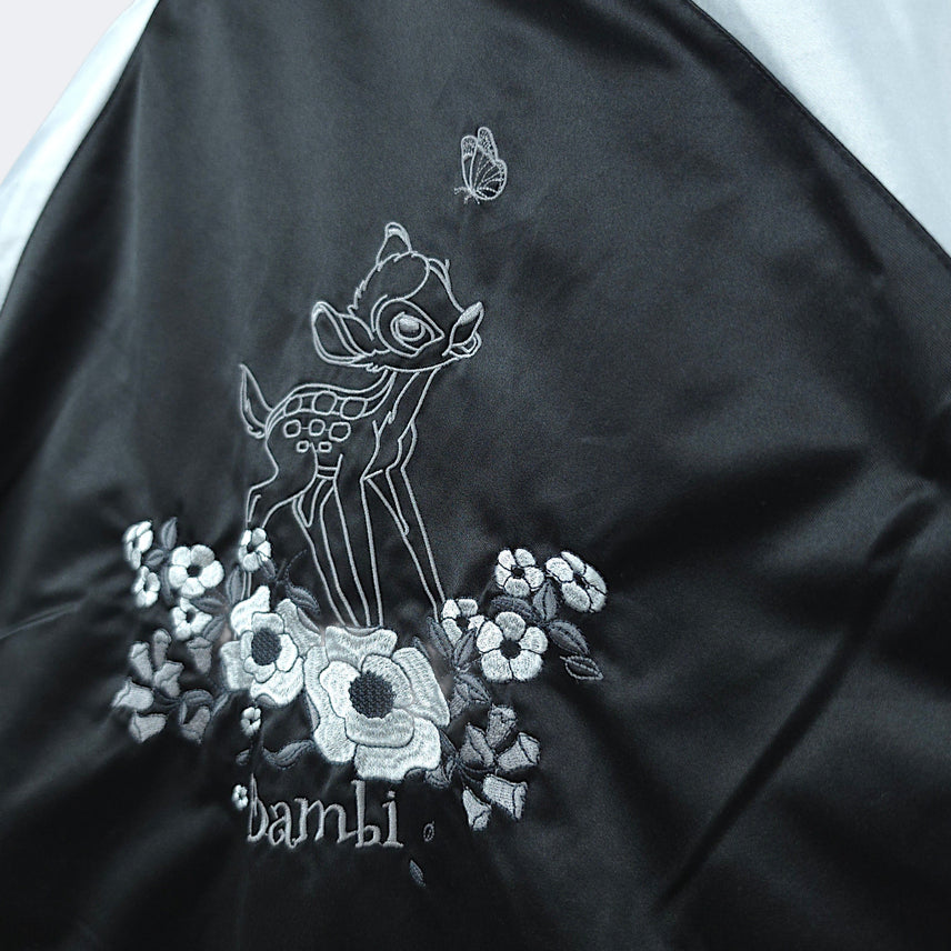 [BUNJANG] Disney Bambi Embroidered Varsity Jacket / [95] 디즈니 밤비 자수 스카잔 바시티 자켓