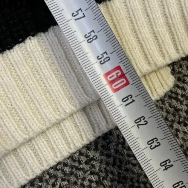 [BUNJANG] Striped Hooded Knit T-shirt / 스트라이프 후드 니트 티셔츠 0417(4)