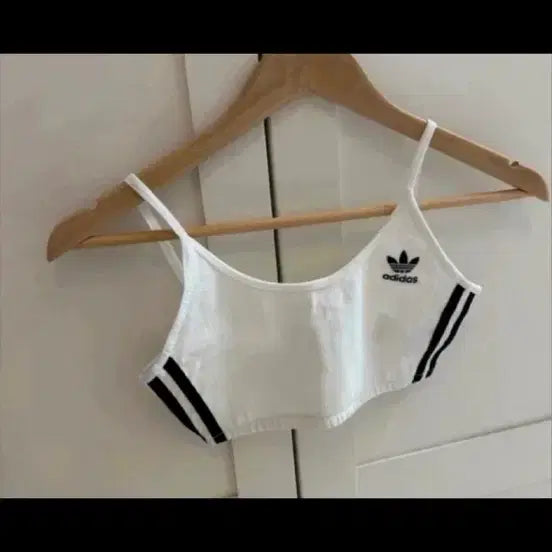 [SOLD OUT] 아디다스 삼선 크롭탑 화이트