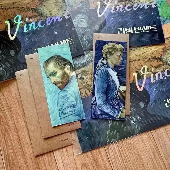[BUNJANG] Loving Vincent Package Set / 러빙빈센트 뱃지 패키지 오리지널티켓 오티 홀로그램 포스터 리미티드티켓