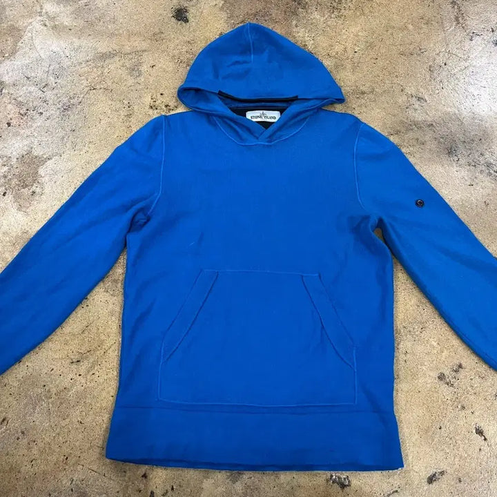 [SOLD OUT] [정품/M] 스톤아일랜드 블루 후드티