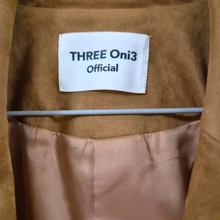 [BUNJANG] THREE ONi3 Suede Brown Jacket / THREE ONi3 스웨이드 브라운 자켓