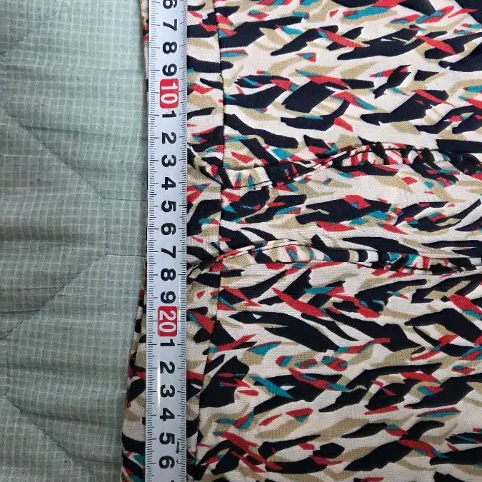 [BUNJANG] Blackout Pattern Long Skirt / 블랙아웃 패턴 롱 스커트 F