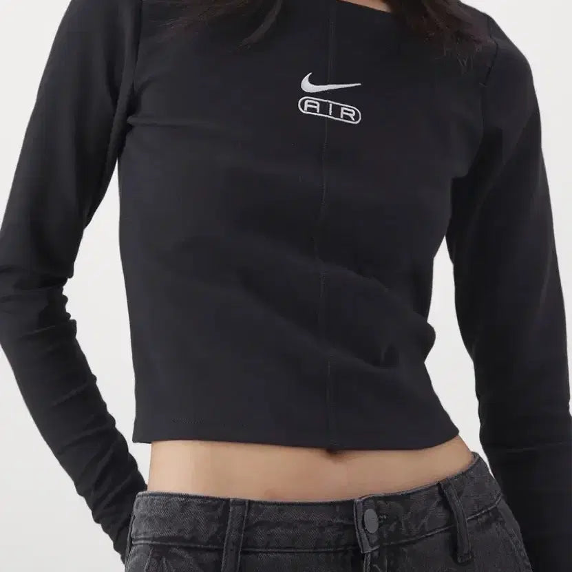 [BUNJANG] Nike Crop Long Sleeve Shirt / (S)나이키 크롭 슬리브 긴팔티