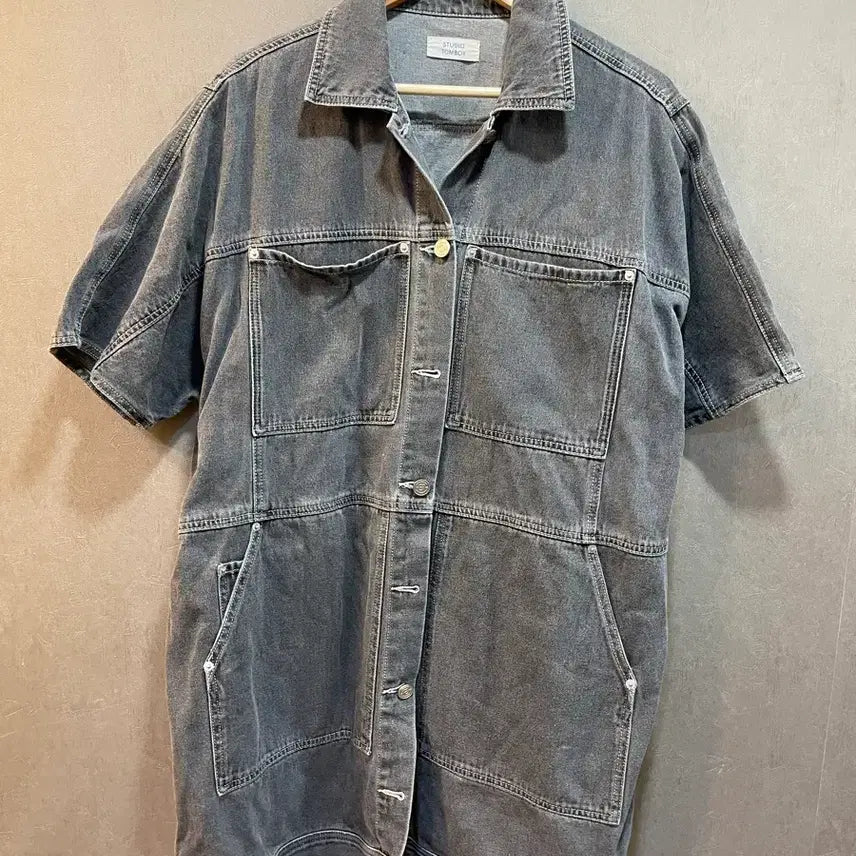 [BUNJANG] 스튜디오 톰보이 데님 반팔 원피스 프리사이즈 / 스튜디오 톰보이 데님 반팔 원피스 프리사이즈