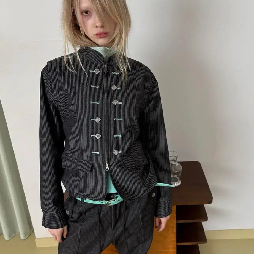 [BUNJANG] 헤레틱 자켓 BUTTON DETACHABLE JACKET / 헤레틱 자켓 BUTTON DETACHABLE JACKET
