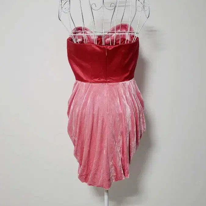 [SOLD OUT] juicy velour 벨루어 벨벳 핑크 원피스