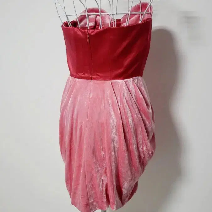 [SOLD OUT] juicy velour 벨루어 벨벳 핑크 원피스