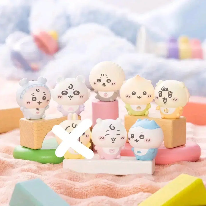 [BUNJANG] Baby Chiikawa Soft Vinyl Figure Set / 추가금X/덤증정) 베이비 치이카와 신상 소프비 공구 하치와레 랏코 모몽가