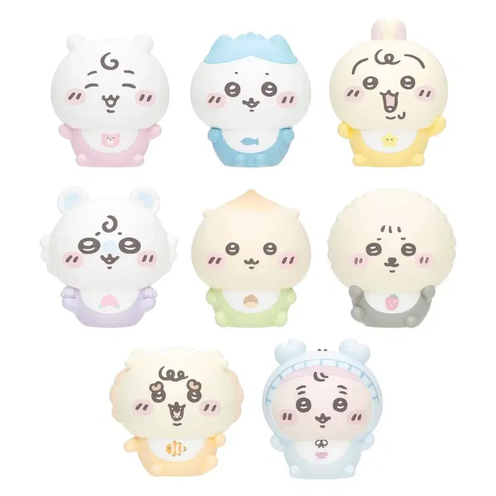 [BUNJANG] Baby Chiikawa Soft Vinyl Figure Set / 추가금X/덤증정) 베이비 치이카와 신상 소프비 공구 하치와레 랏코 모몽가