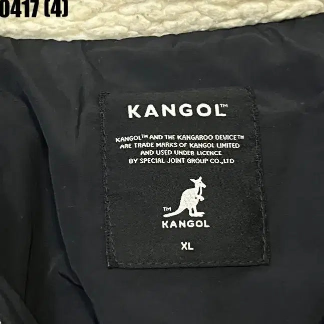 [SOLD OUT] XL 캉골 블랙 숏패딩 양털 카라 0417(4)