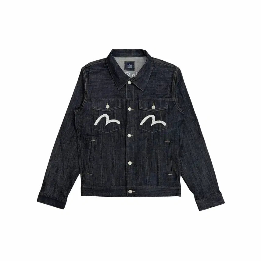 [SOLD OUT] 에비수 Waves in EastSea 데님 흑청 자켓 (105/XL)