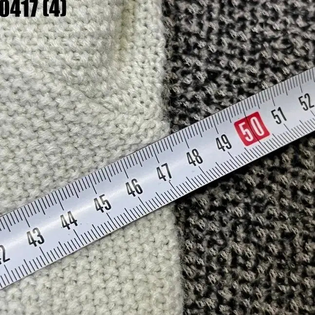 [BUNJANG] F Flack Ivory Cable Knit Crop Cardigan / F 플랙 아이보리 꽈배기 니트 집업 크롭 가디건 0417(4)