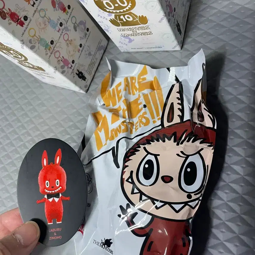 [BUNJANG] Labubu Monster 10th Anniversary Keyring / 라부부몬스터 10주년 기념 키링
