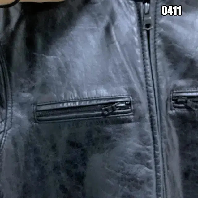 [BUNJANG] Tommy Hilfiger Leather Jacket / L 타미힐피거 2P 가죽 자켓