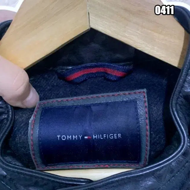 [BUNJANG] Tommy Hilfiger Leather Jacket / L 타미힐피거 2P 가죽 자켓