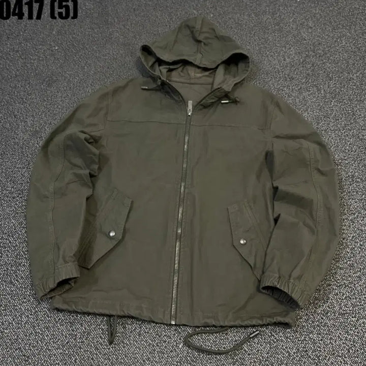 [SOLD OUT] 자라 카키색 후드 집업 자켓