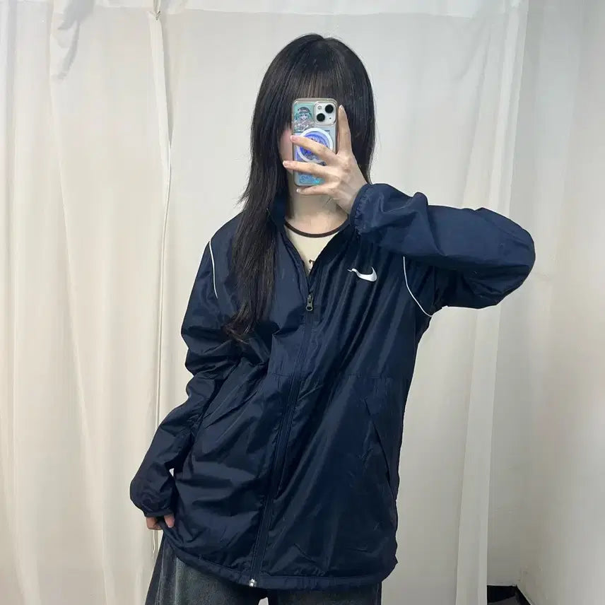 [SOLD OUT] 나이키 네이비 바람막이