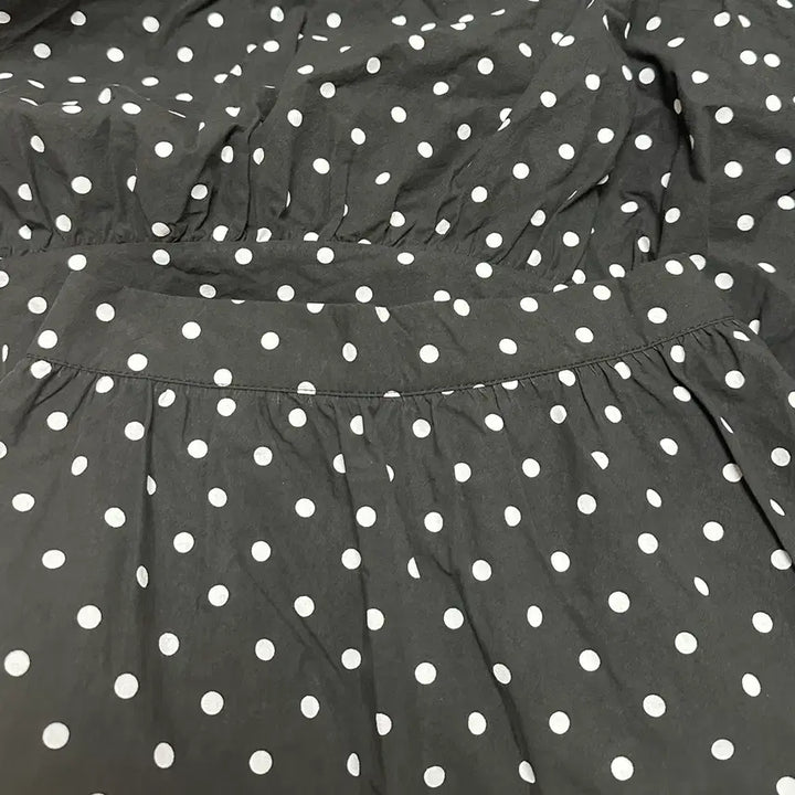 [SOLD OUT] 바이씨니 제작 도트캉캉sk 블랙 키작녀