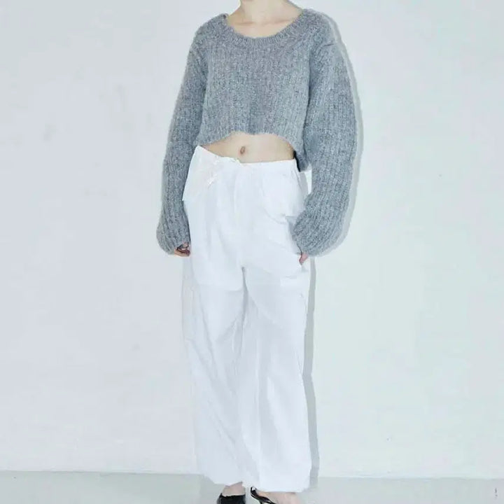 [SOLD OUT] FARVEN  파르벵 스트링 카고 팬츠 아이보리