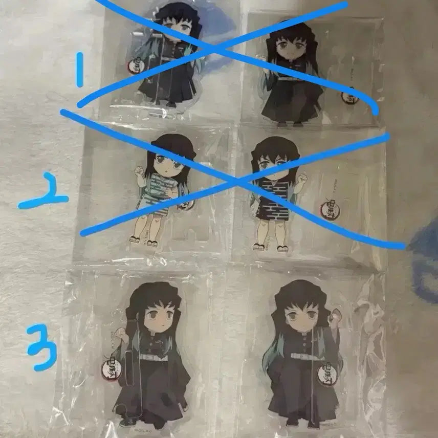 [BUNJANG] Demon Slayer Muichiro Tokito Linked Acrylic Set / 귀멸의 칼날 무이치로 연결 아크릴