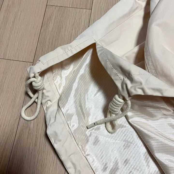 [BUNJANG] Lucky Chouette Han So Hee Sailor Collar Half Trench Jacket / 22년 럭키슈에뜨 한소희 세일러 카라 하프 트렌치자켓 바스락떡볶이코트점퍼
