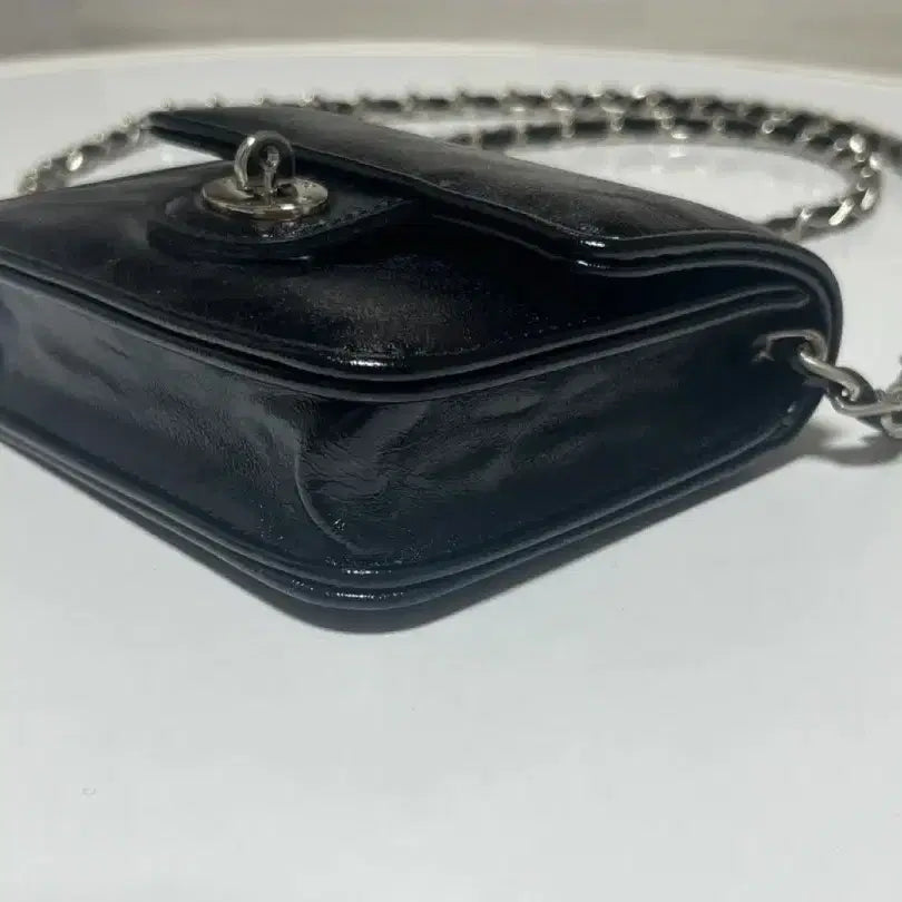 [BUNJANG] Anettic Black Chain Mini Crossbody Bag / 아노에틱 블랙 체인 미니 크로스백