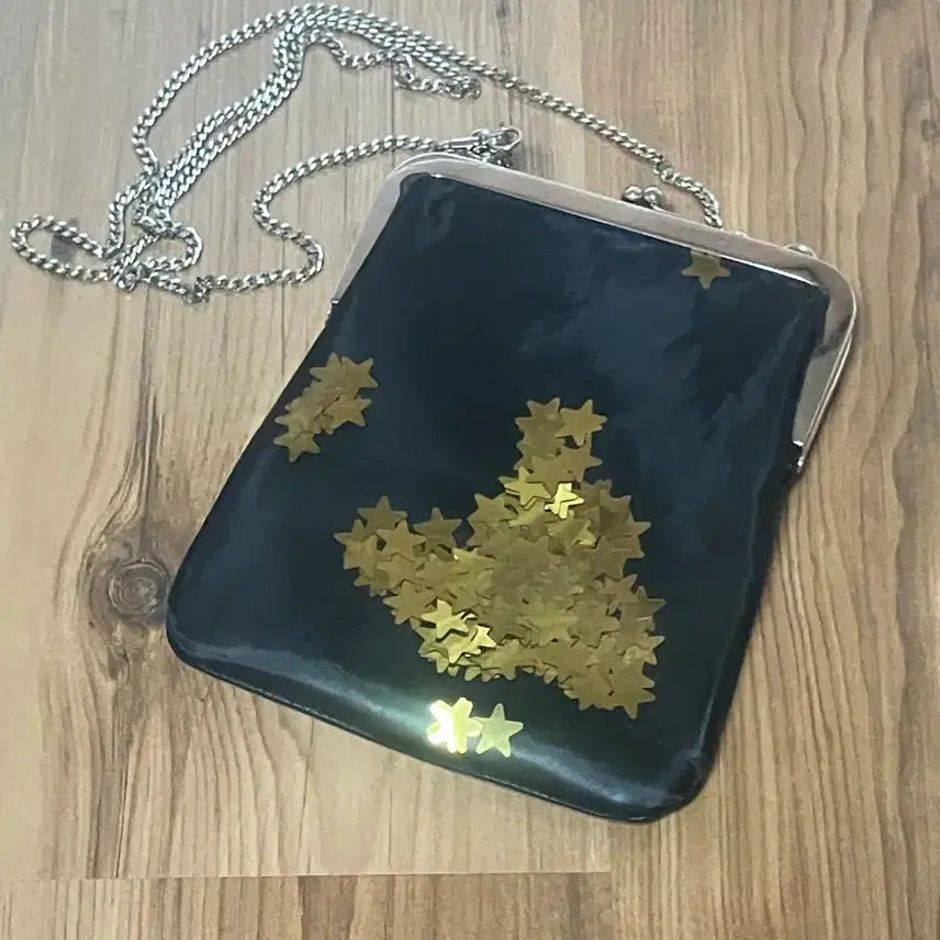 [BUNJANG] Stefan Cooke Star Glitter Messenger Bag OS Black / 스테판 쿡 stefan cooke 스타 글리터 메신저 백 OS 블랙