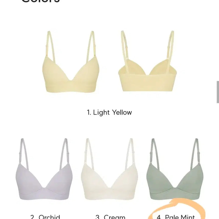 [BUNJANG] M Under Moon Bra Pale Mint M / 미언더 나무 문 브라 페일민트 M