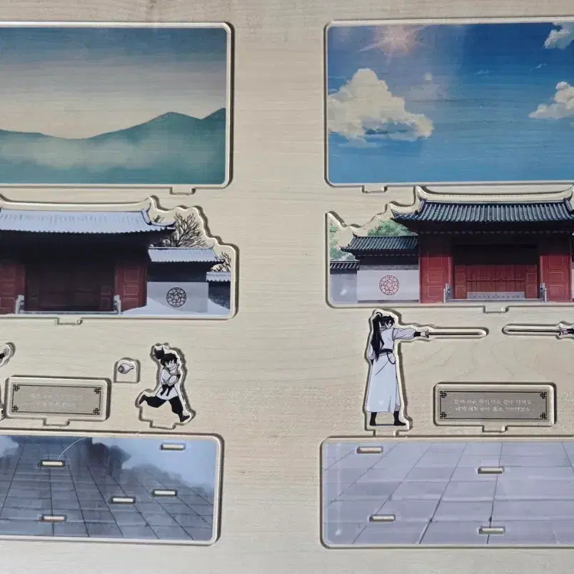 [SOLD OUT] 화산귀환 만개화 디오라마 아크릴 스탠드 겨울, 여름 일괄