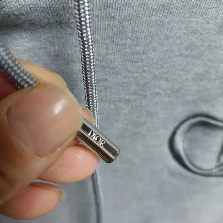 [BUNJANG] Dior CD Logo Hoodie Gray XL / 디올 CD로고 아이콘  후드티 그레이 xl 정품검수완료