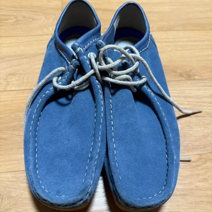 [BUNJANG] Clarks Blue Suede Shoes (Size 265) / 클락스 블루 스웨이드 265
