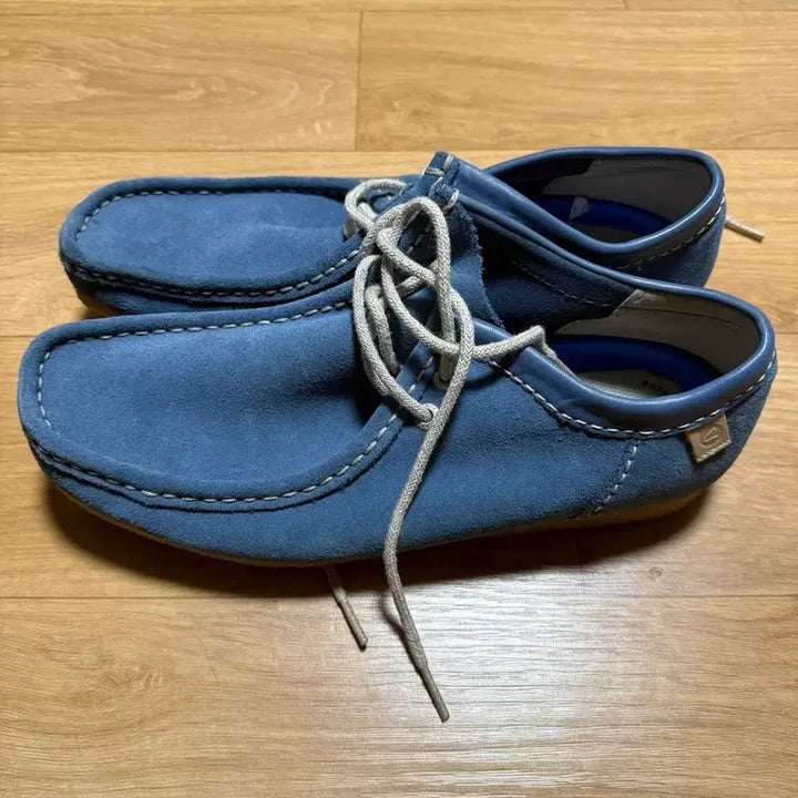 [BUNJANG] Clarks Blue Suede Shoes (Size 265) / 클락스 블루 스웨이드 265