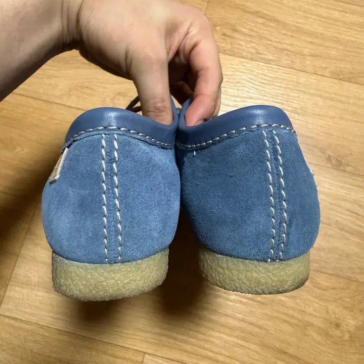 [BUNJANG] Clarks Blue Suede Shoes (Size 265) / 클락스 블루 스웨이드 265