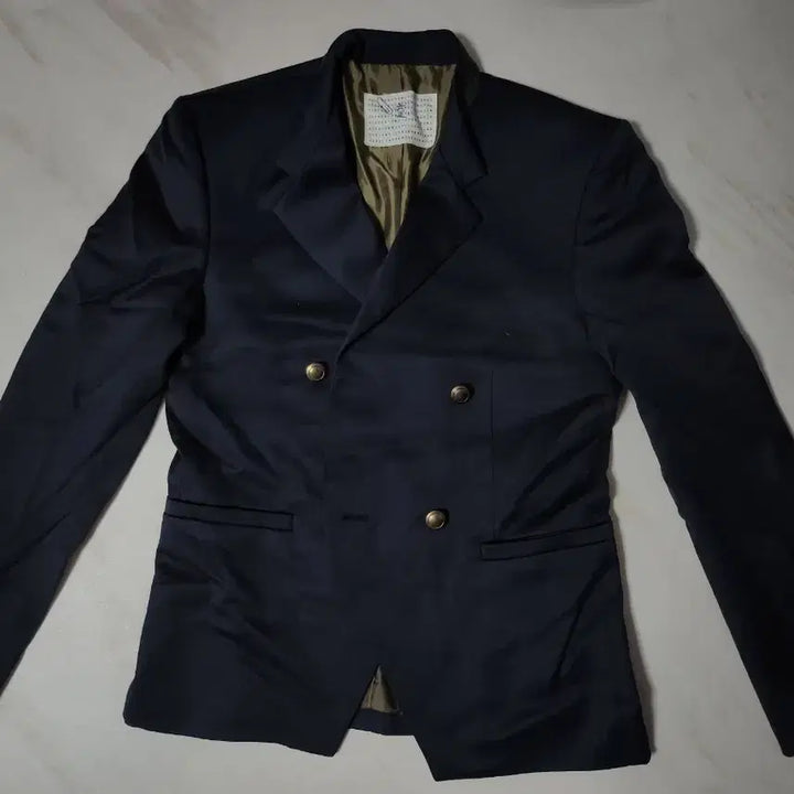 [BUNJANG] Codes Combine Navy Double Breasted Blazer Jacket / 남자 코데즈컴바인 네이비 더블 브레스티드 블레이저 자켓