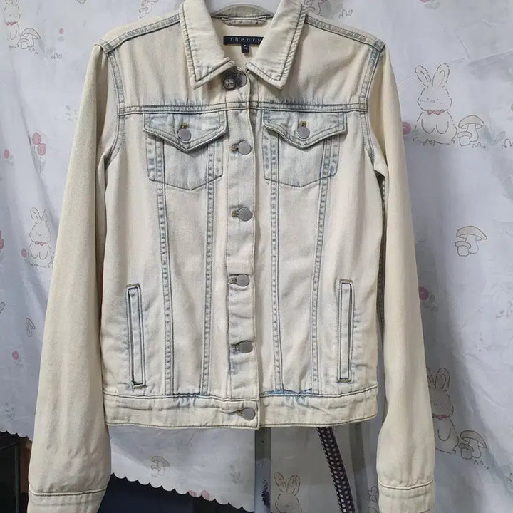 [SOLD OUT] 띠어리    워싱면   데님  숏   자켓